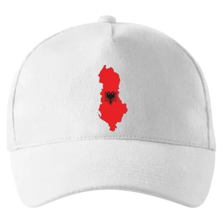 Albánsko mapa a znak