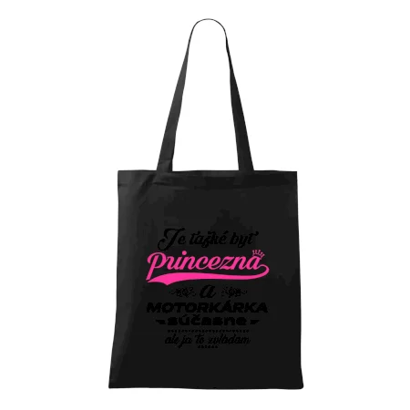 Je ťažké byť princezná motorkárka