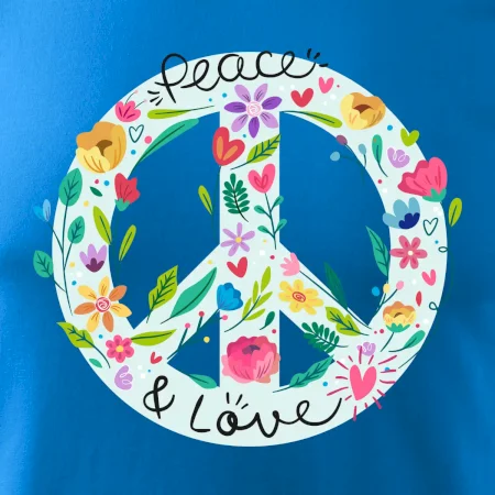 Peace and love symbol