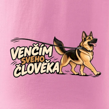 Venčím svého člověka - německý ovčák
