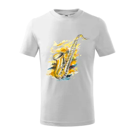 Saxofón maľovaný