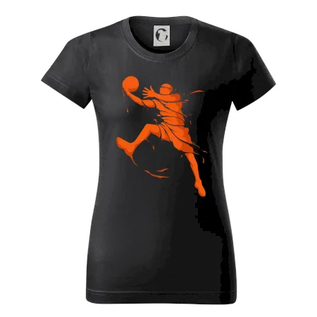 Basketball player splash