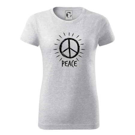 Peace symbol čiernobiely