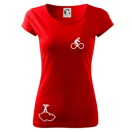 Mapa ČR + kolo na prsu