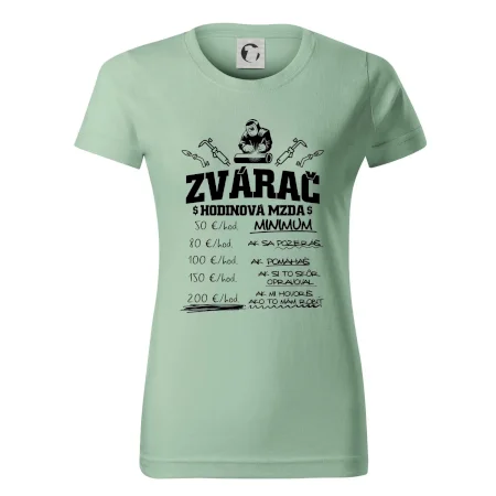 Hodinová mzda zvárač