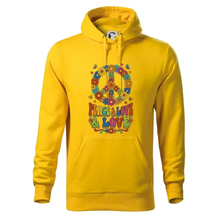 Peace and love - na výšku s květy