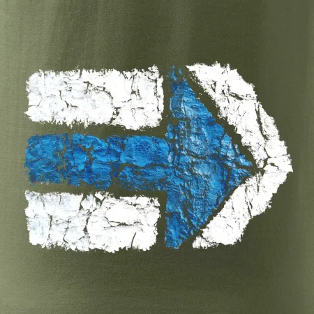 Párová turistická značka modrá