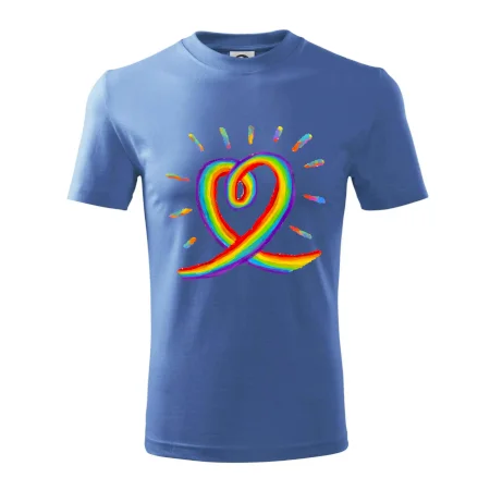 Srdce pride dúha kreslená