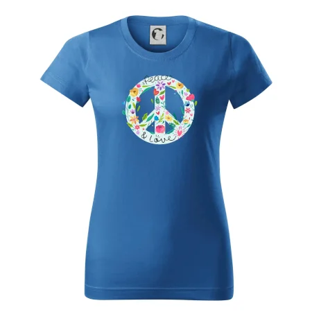 Peace and love symbol