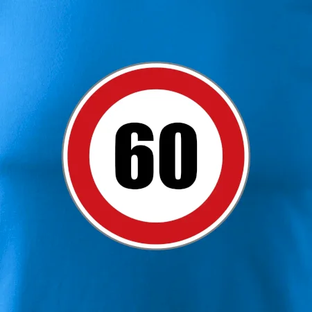 Dopravná značka - obmedzenie rýchlosti 60
