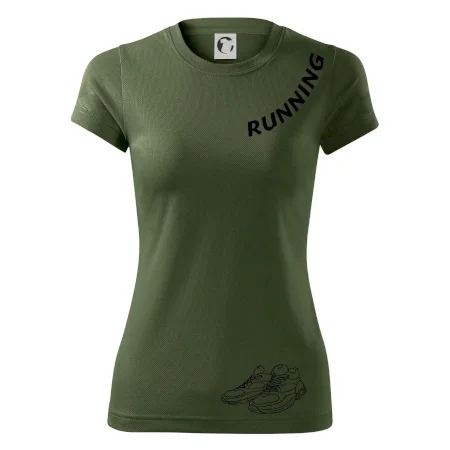 Running nápis šikmo