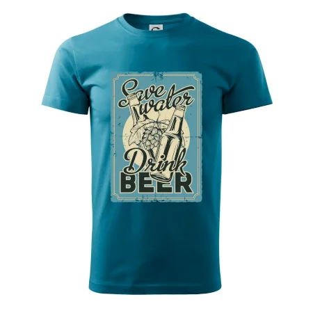 Save water drink beer poster