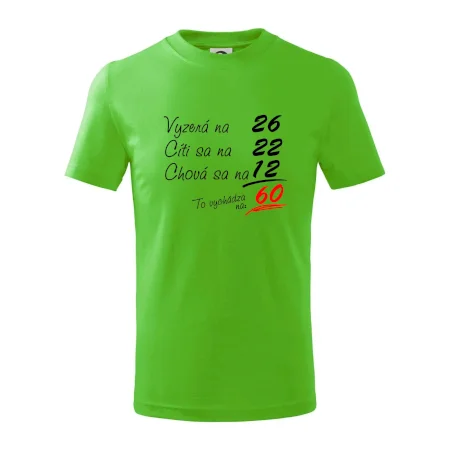 Vyzerá, cíti sa, chová sa - 60 rokov