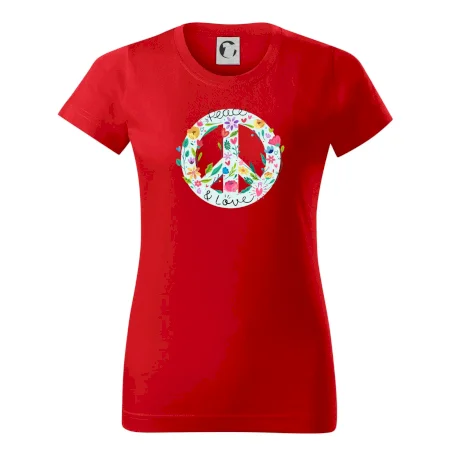 Peace and love symbol