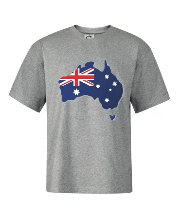 Austrália - vlajka mapa