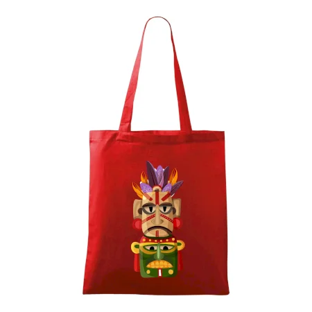 Mayová maska s perím