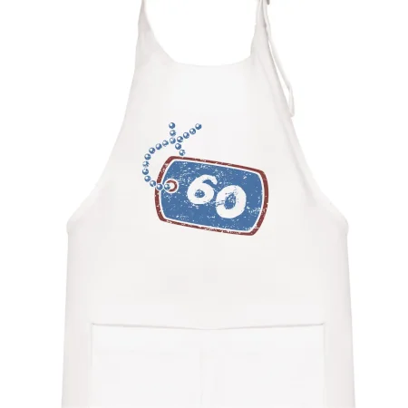 60 na krku štítok