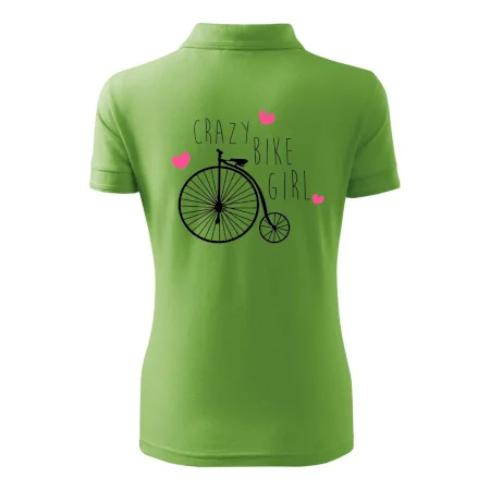 Crazy bike girl