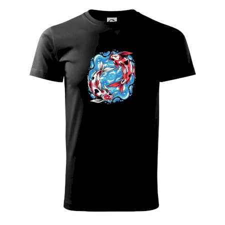 Yin & Yang Koi kapor - červený