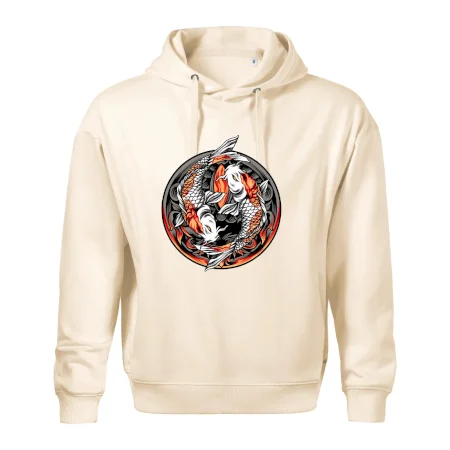 Yin & Yang Koi kapor - oranžový