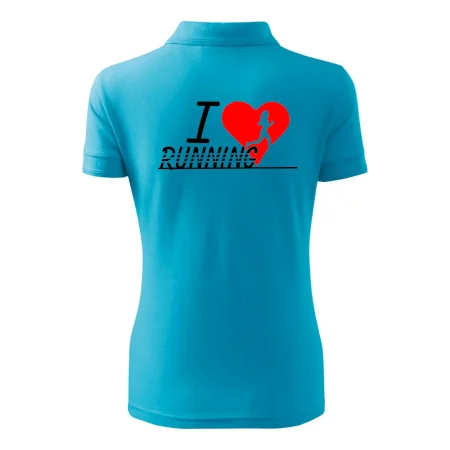 I love running dievča