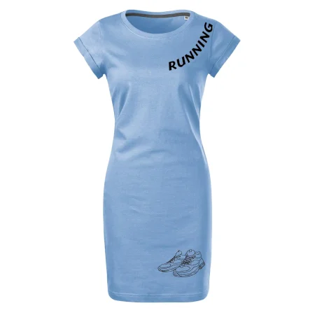 Running nápis šikmo