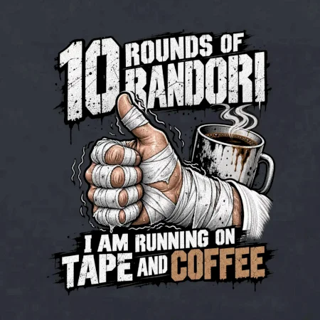 Randori 10 rounds tape and coffee