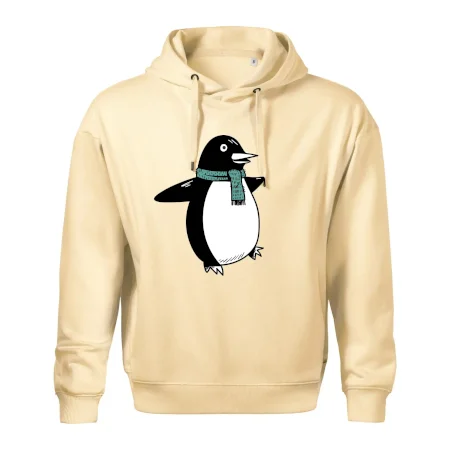 Tučniak so zeleným šálom