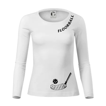 Floorball nápis šikmo