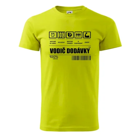 Čiarový kód - Vodič dodávky