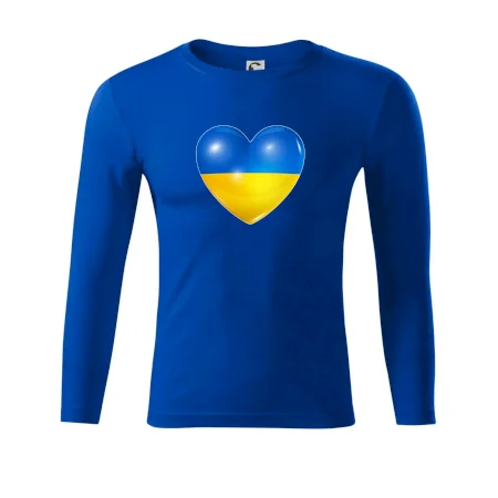 Ukrajina srdce vlajka