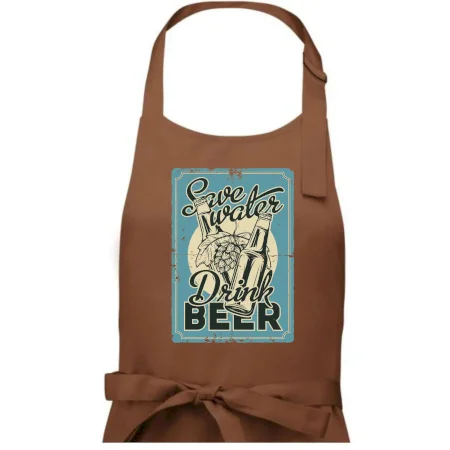 Save water drink beer poster