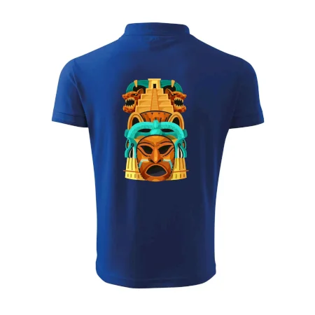 Mayová maska s pyramídou