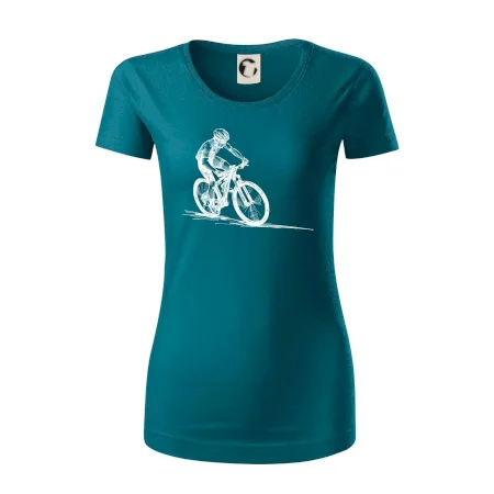 MTB kreslený cyklista