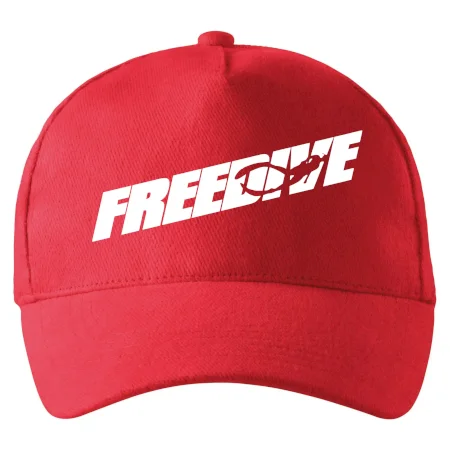 Freedive - nápis s potápačom