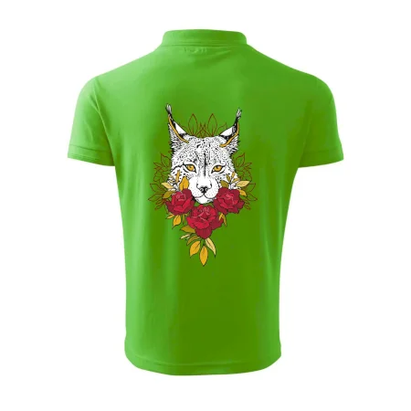 Rys s červenými ružami (Pecka design)