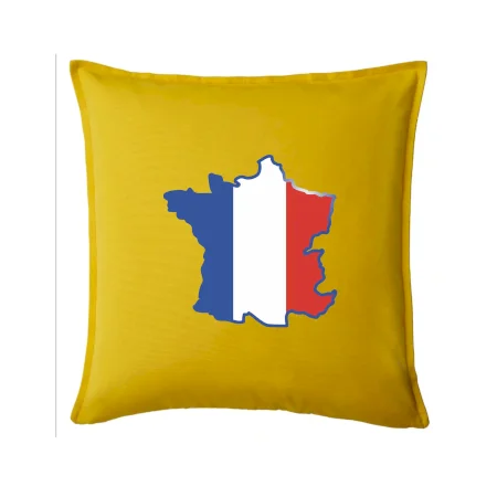 Francúzska vlajka mapa obrys