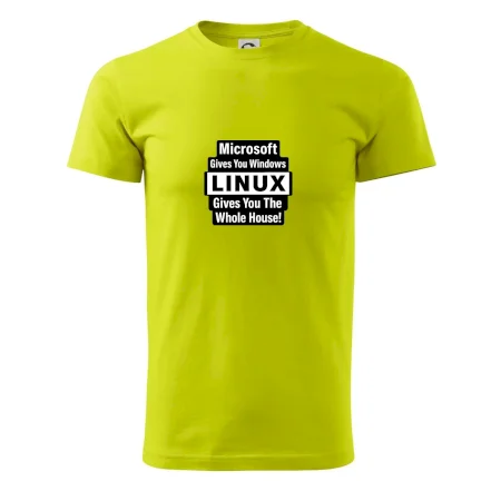 Microsoft Gives You Windows LINUX Gives You The Whole House!
