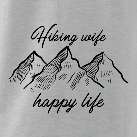 Hiking wife happy life