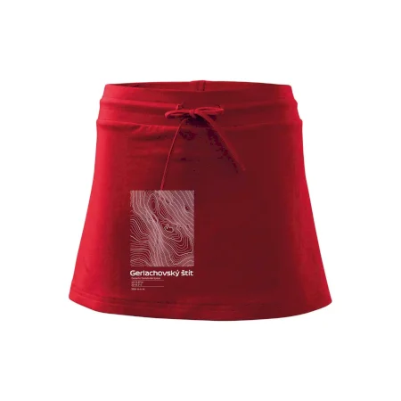 Gerlachovský štít - vrstevnice v obdĺžniku