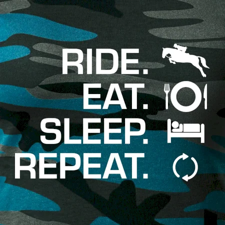 Ride Eat Sleep Repeat Kôň