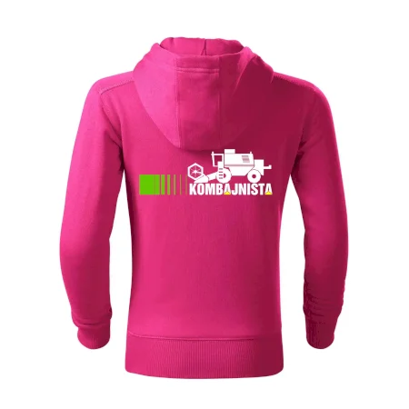 Kombajnista zelená a žltá