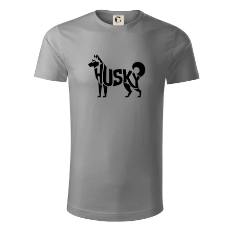 Husky nápis v tele