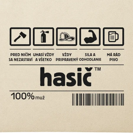 Čiarový kód - Hasič / hasička