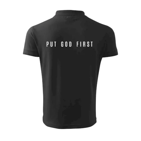 Put God first slabý nápis