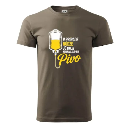V prípade núdze je moja krvná skupina pivo