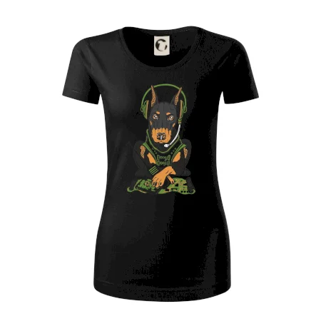 Bojový doberman (Pecka design)