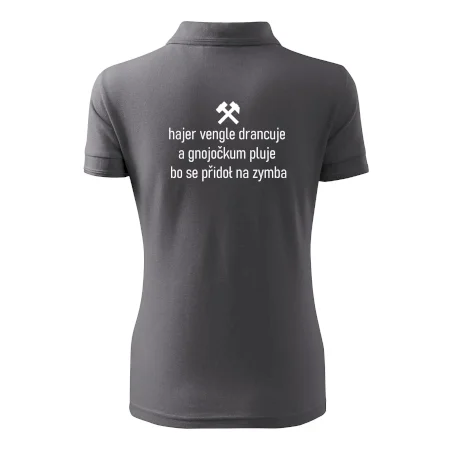 Hajer vengle drancuje a gnojočkum pluje bo se přidoł na zymba