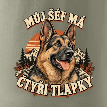 Můj šéf má čtyři tlapky - německý ovčák