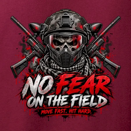 Lebka bojovníka – No Fear paintball